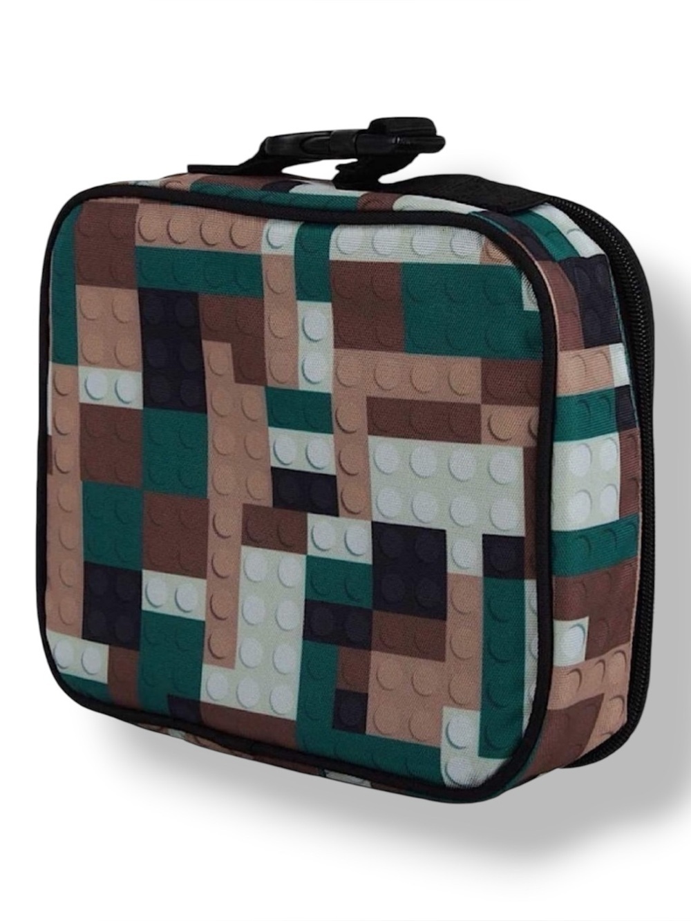 Lego Camouflage Tote Lunch Box Insulated Carry Case Kids Space Junk Tote NEW